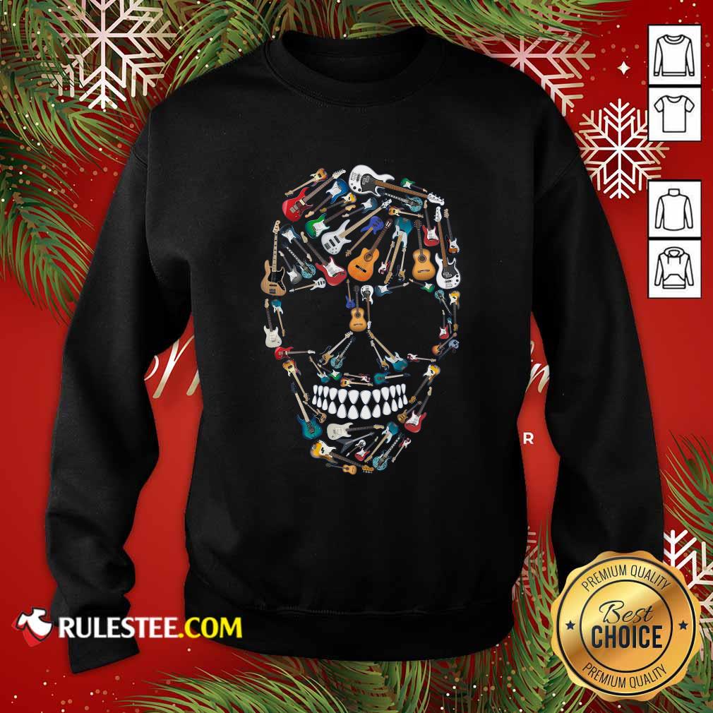 Funny Skull Guitars Shirt