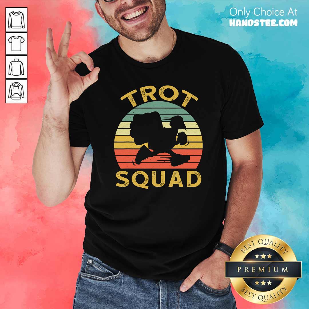 Funny Trot Squad Thanksgiving Turkey Trot Costume Vintage Shirt