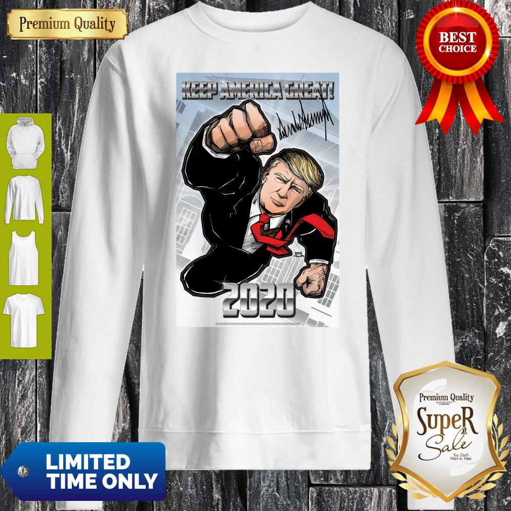 Funny Trump Superman Keep America Great 2020 Shirt