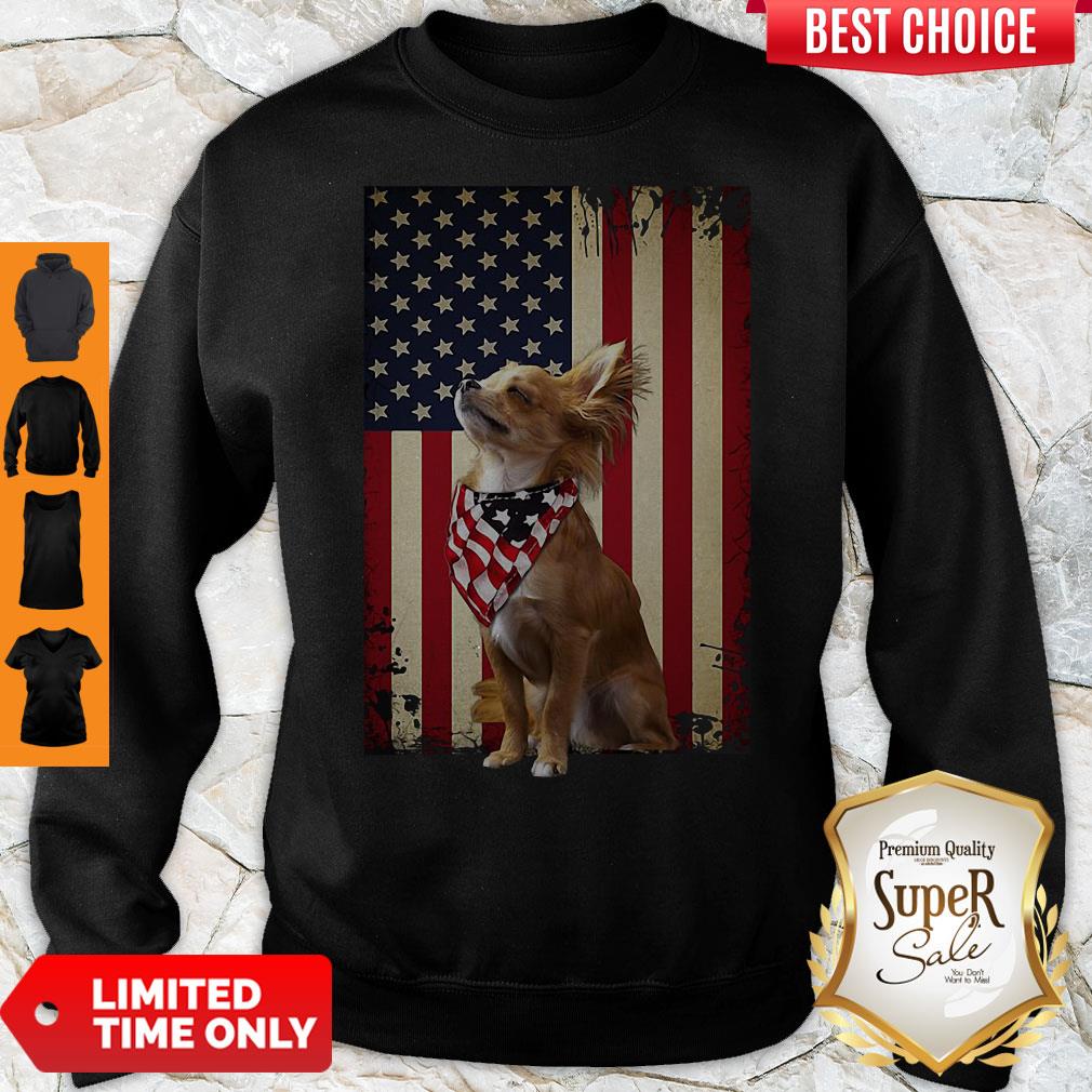 Official American Flag Chihuahua Proud Shirt