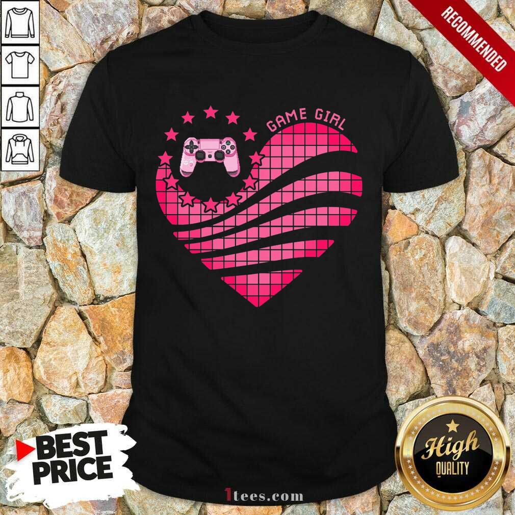 Game Girl Heart Shirt