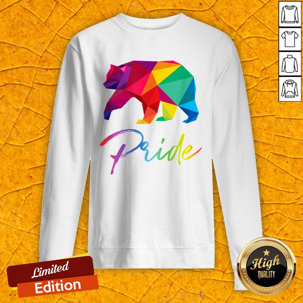 Gay Bear Pride LGBT Rainbow Flag Pride Month Gift Shirt