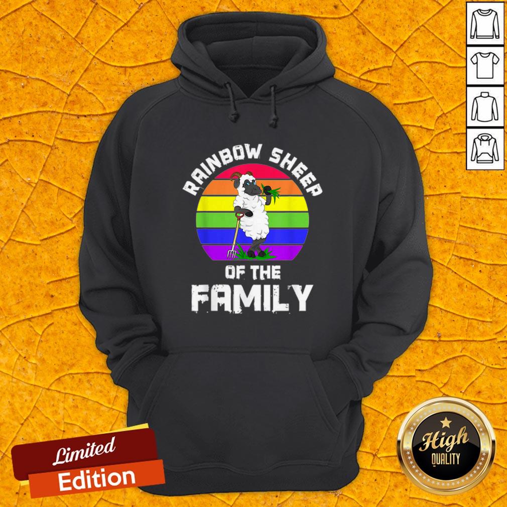 Gay LGBT Lesbian The Rainbow Sheep Of The Family Shirt