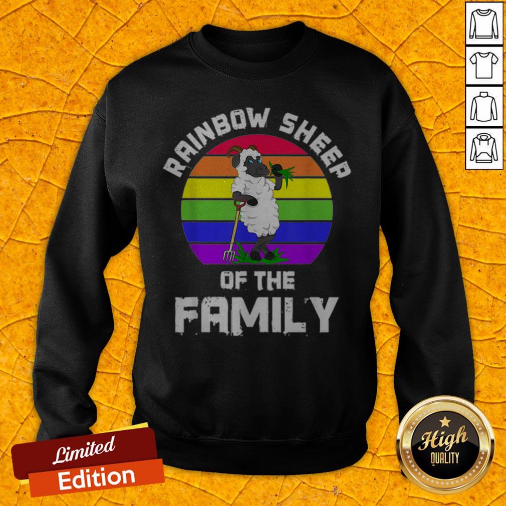 Gay LGBT Lesbian The Rainbow Sheep Of The Family Shirt