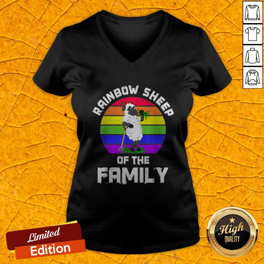 Gay LGBT Lesbian The Rainbow Sheep Of The Family Shirt