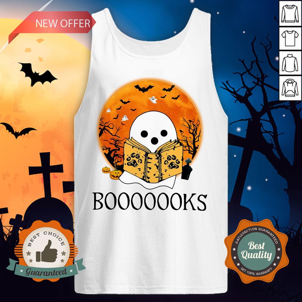 Ghost Reading Books Halloween Shirt