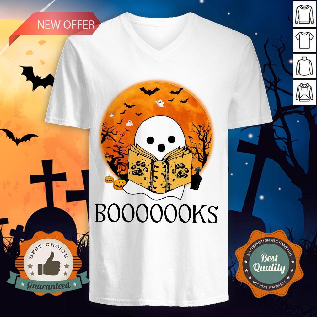 Ghost Reading Books Halloween Shirt
