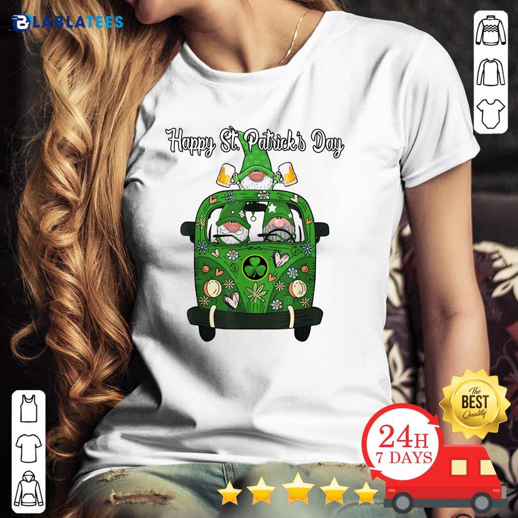 Gnomes Car Happy St Patrick’s Day Beer Shirt