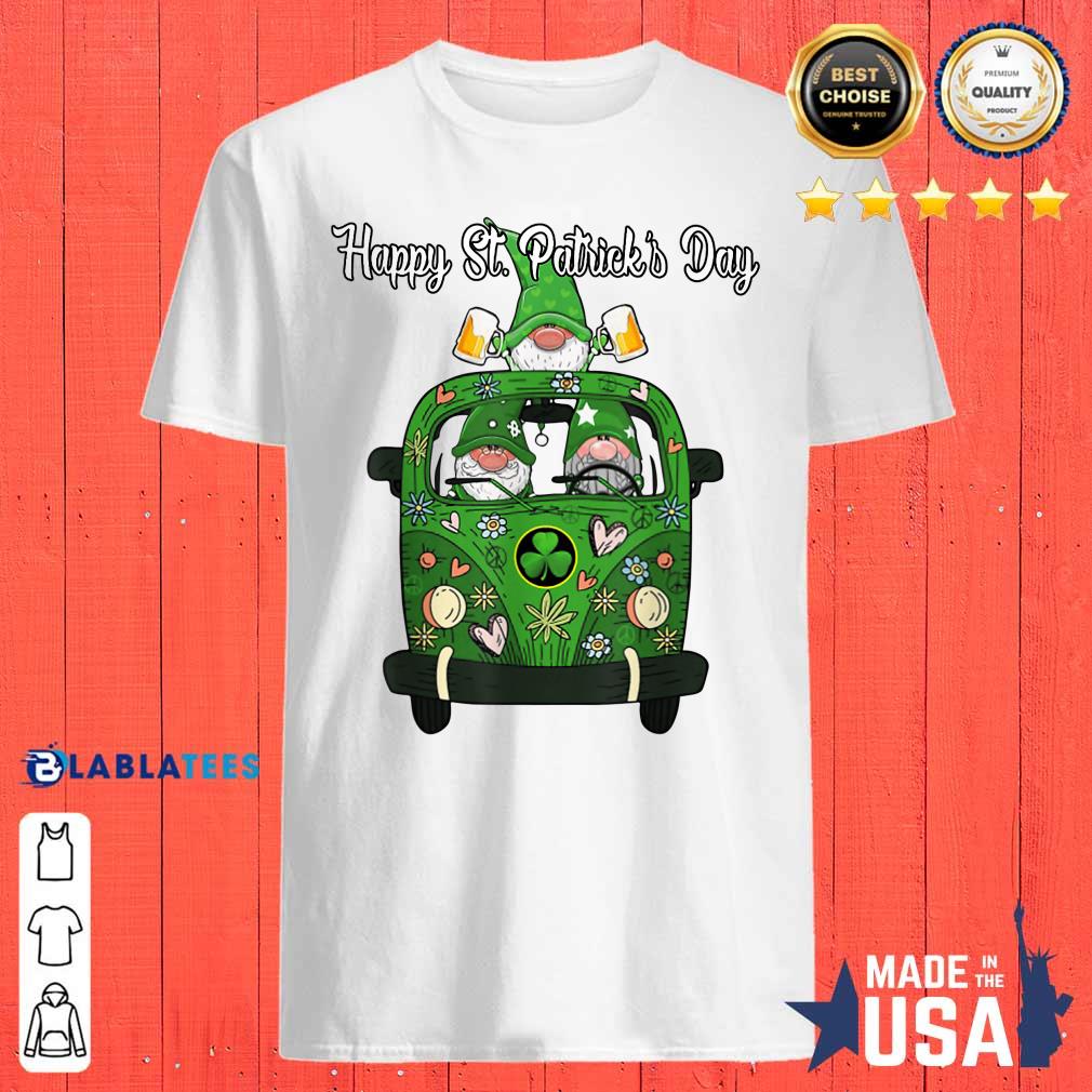 Gnomes Car Happy St Patrick’s Day Beer Shirt