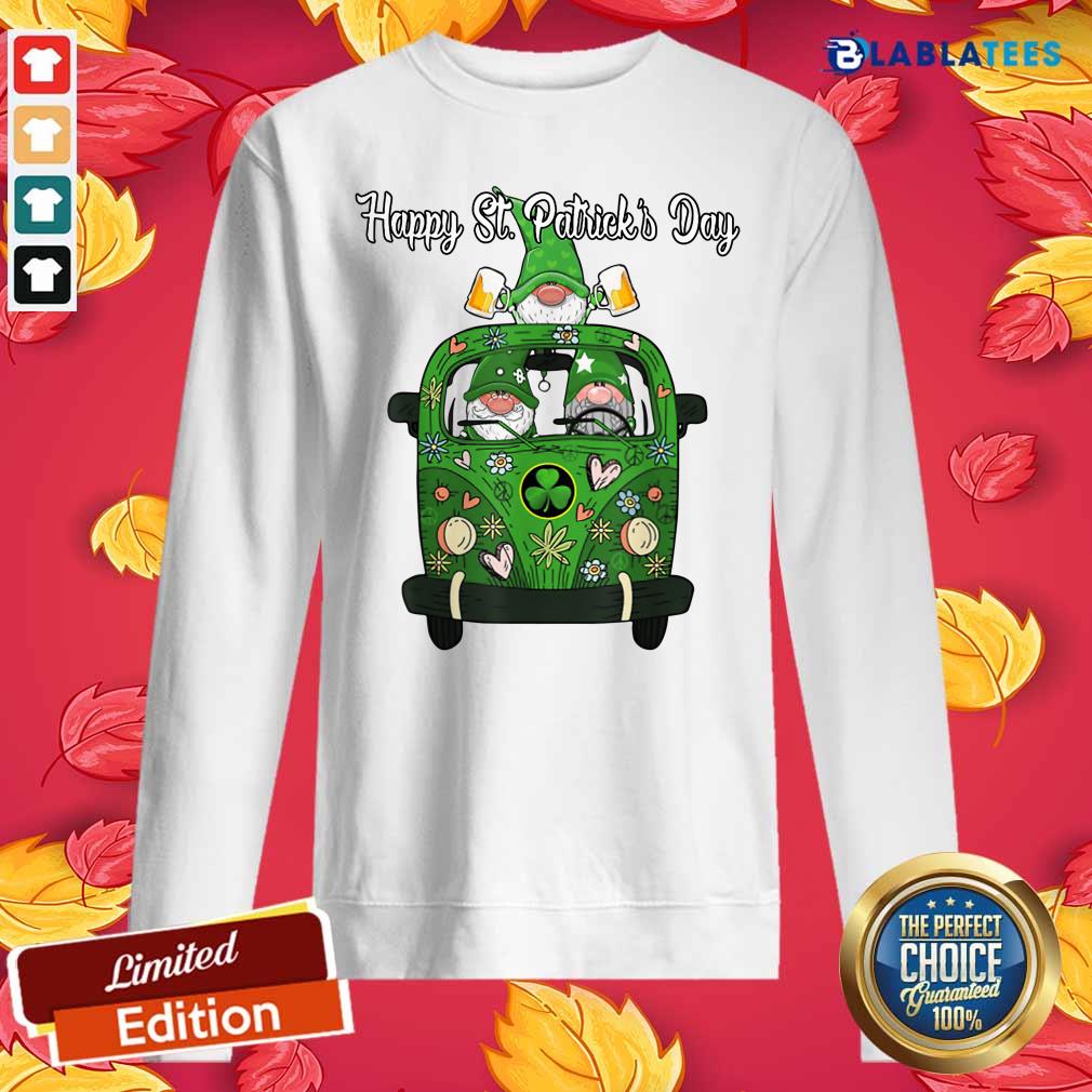 Gnomes Car Happy St Patrick’s Day Beer Shirt