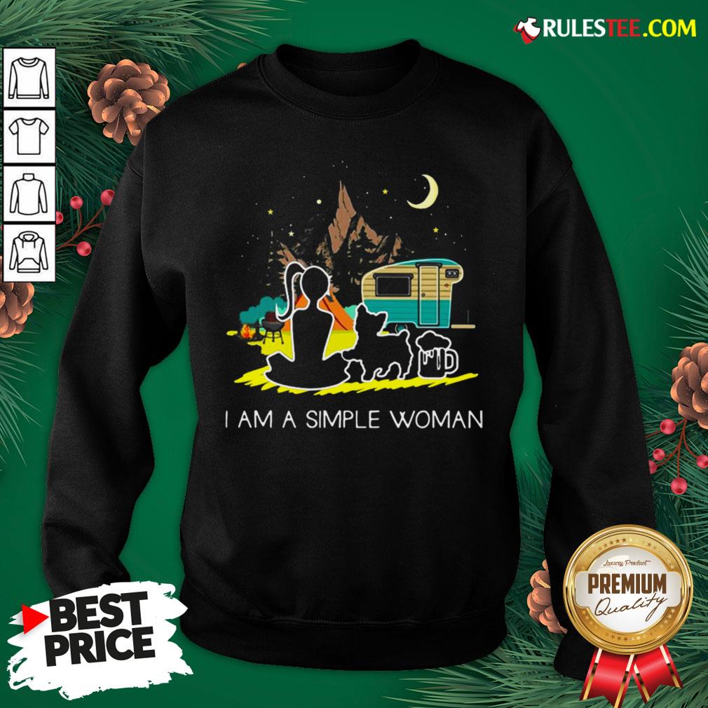 Good A Simple Woman Yorkshire Dog Shirt