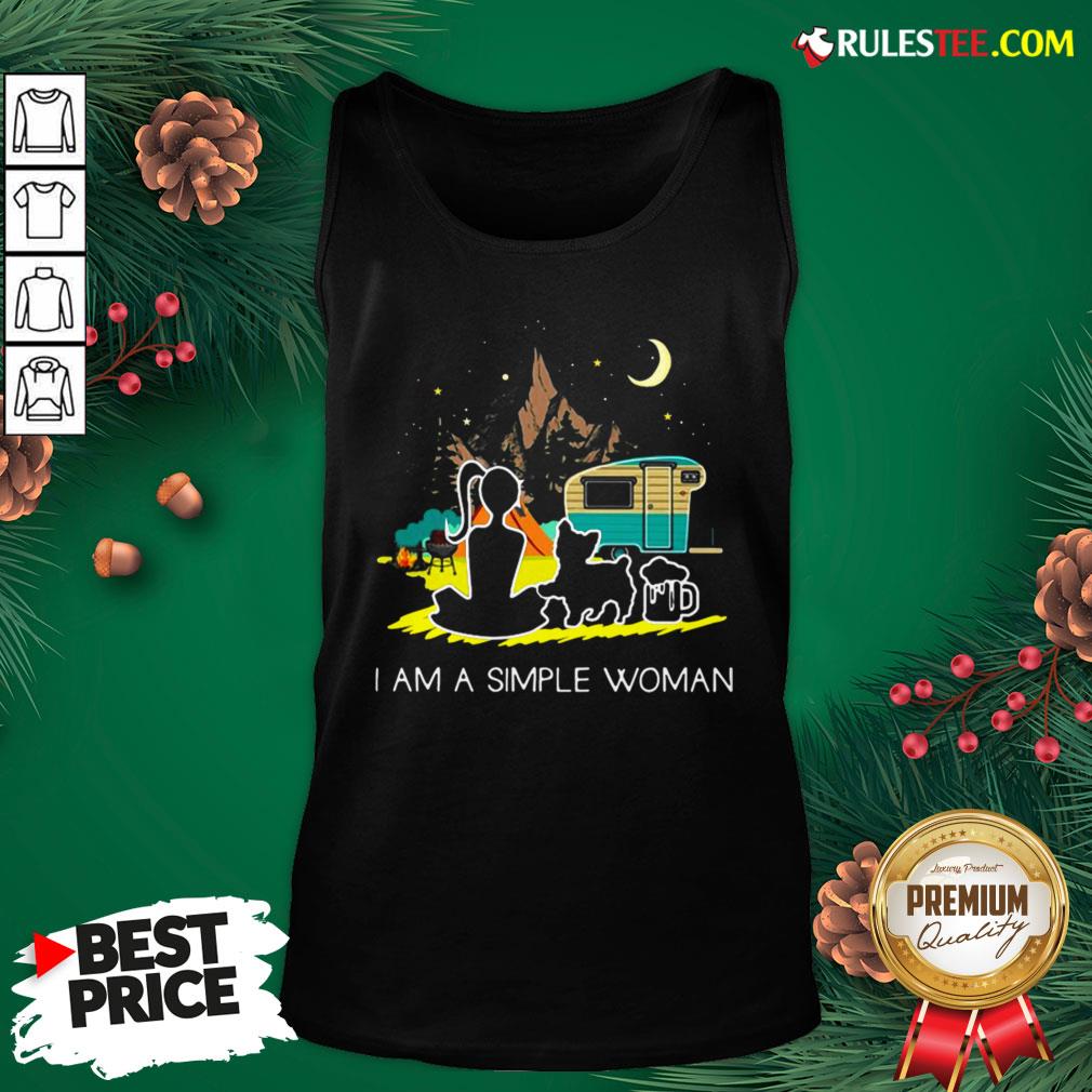 Good A Simple Woman Yorkshire Dog Shirt