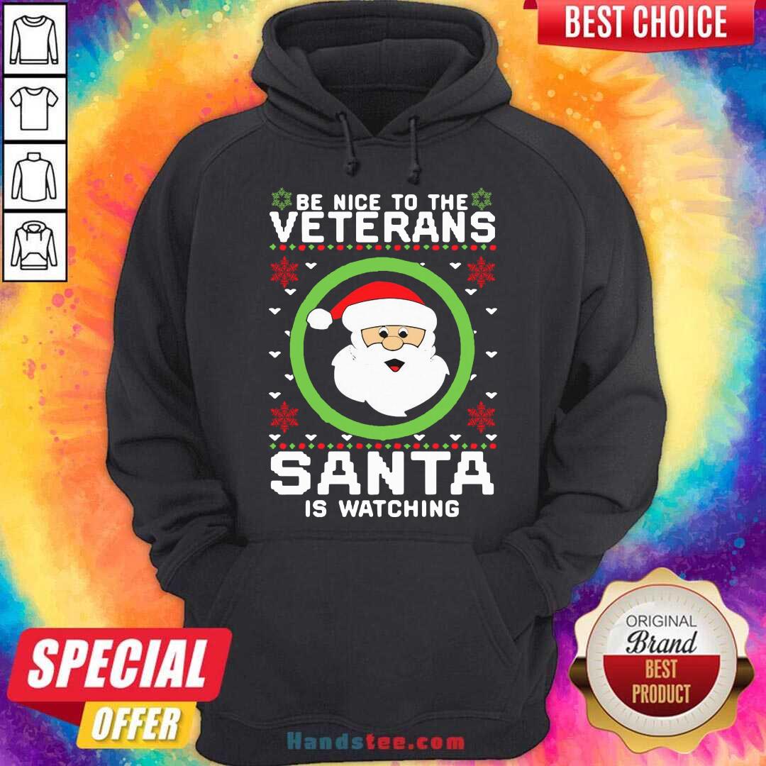 Good Be Nice To The Veterinarian Santa Watching Shirt