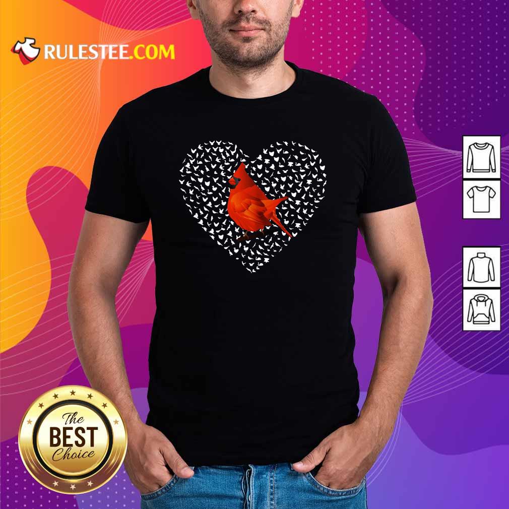 Good Cardinal Heart Personalized Shirt