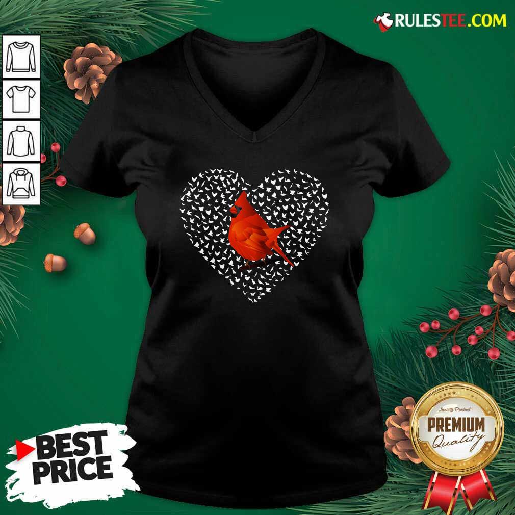 Good Cardinal Heart Personalized Shirt