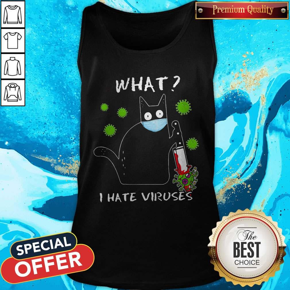 Good Cat Mask What I Hate Viruses Covid-19 Shirt