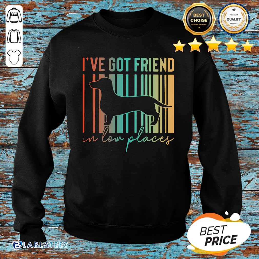 Good Dachshund I've Got Friend In Low Places Shirt