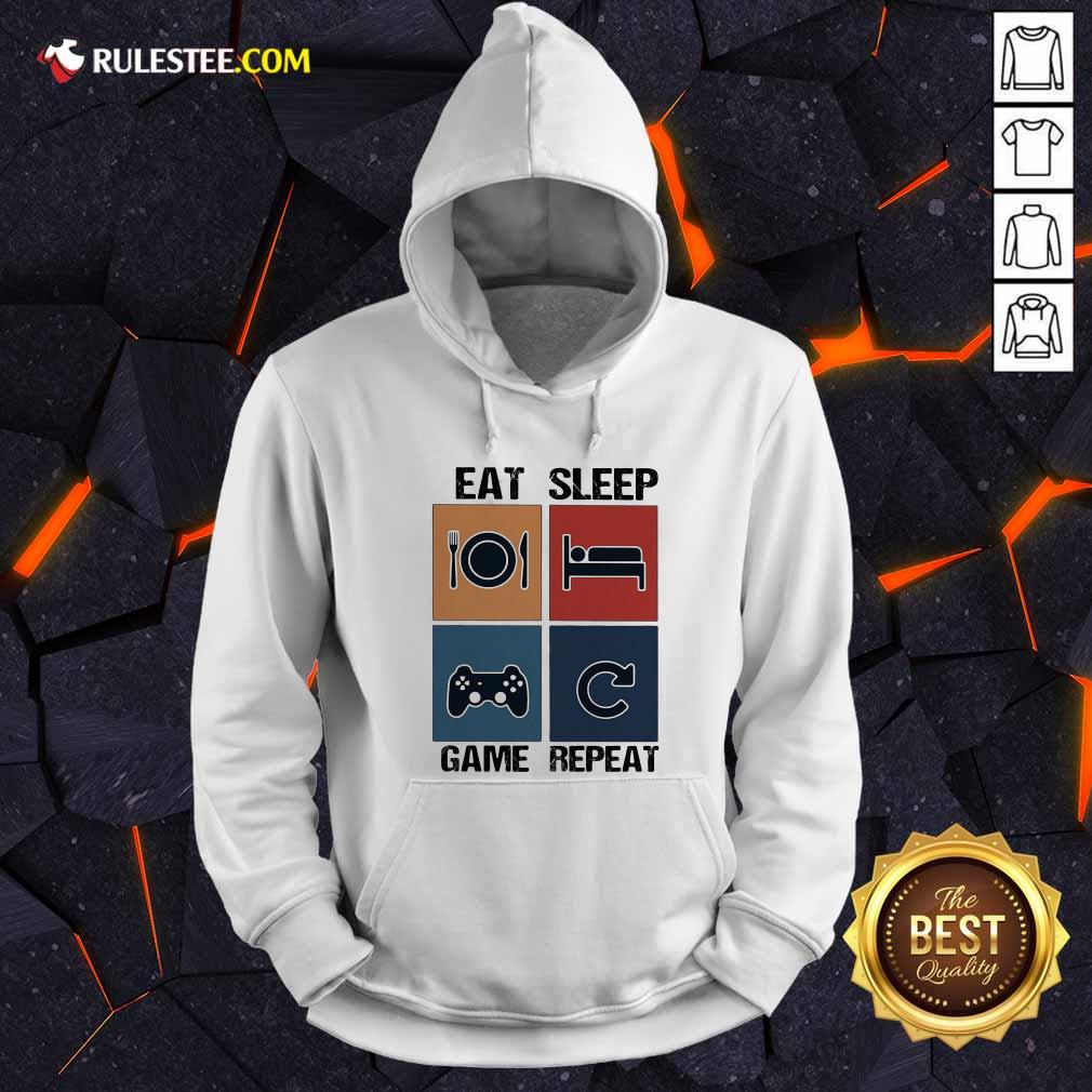Good Eat Sleep Game Repeat Vintage Shirt