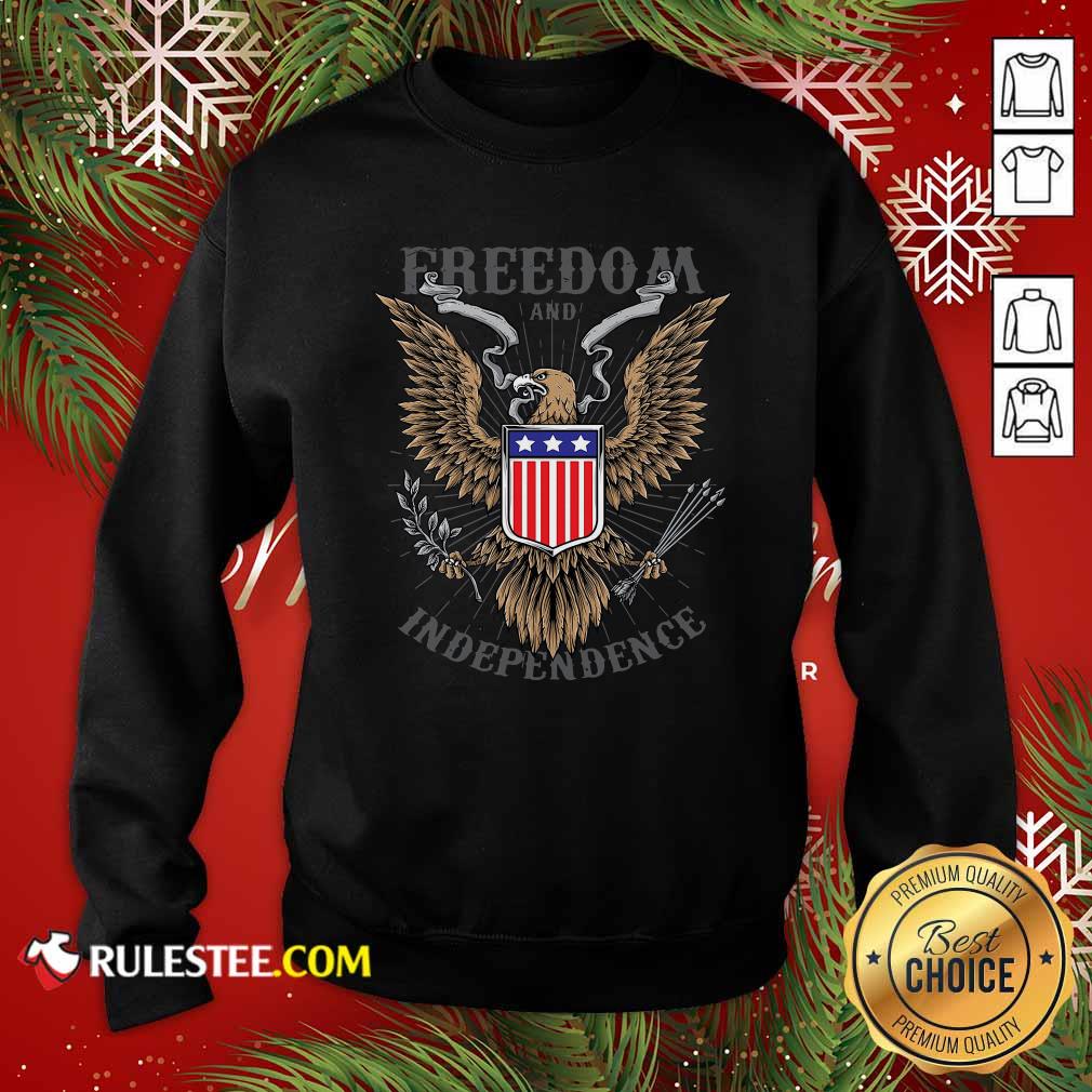 Good Freedom And Independence Eagle American Flag Shirt