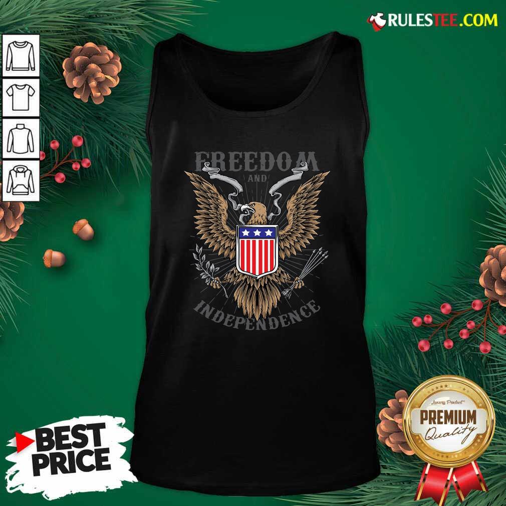 Good Freedom And Independence Eagle American Flag Shirt