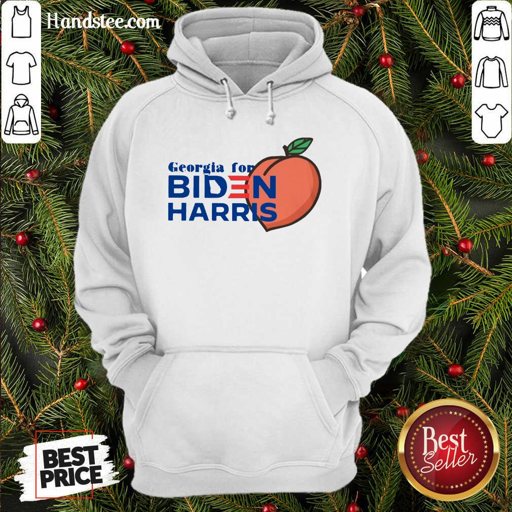 Good Georgia For Biden Harris Peach Shirt