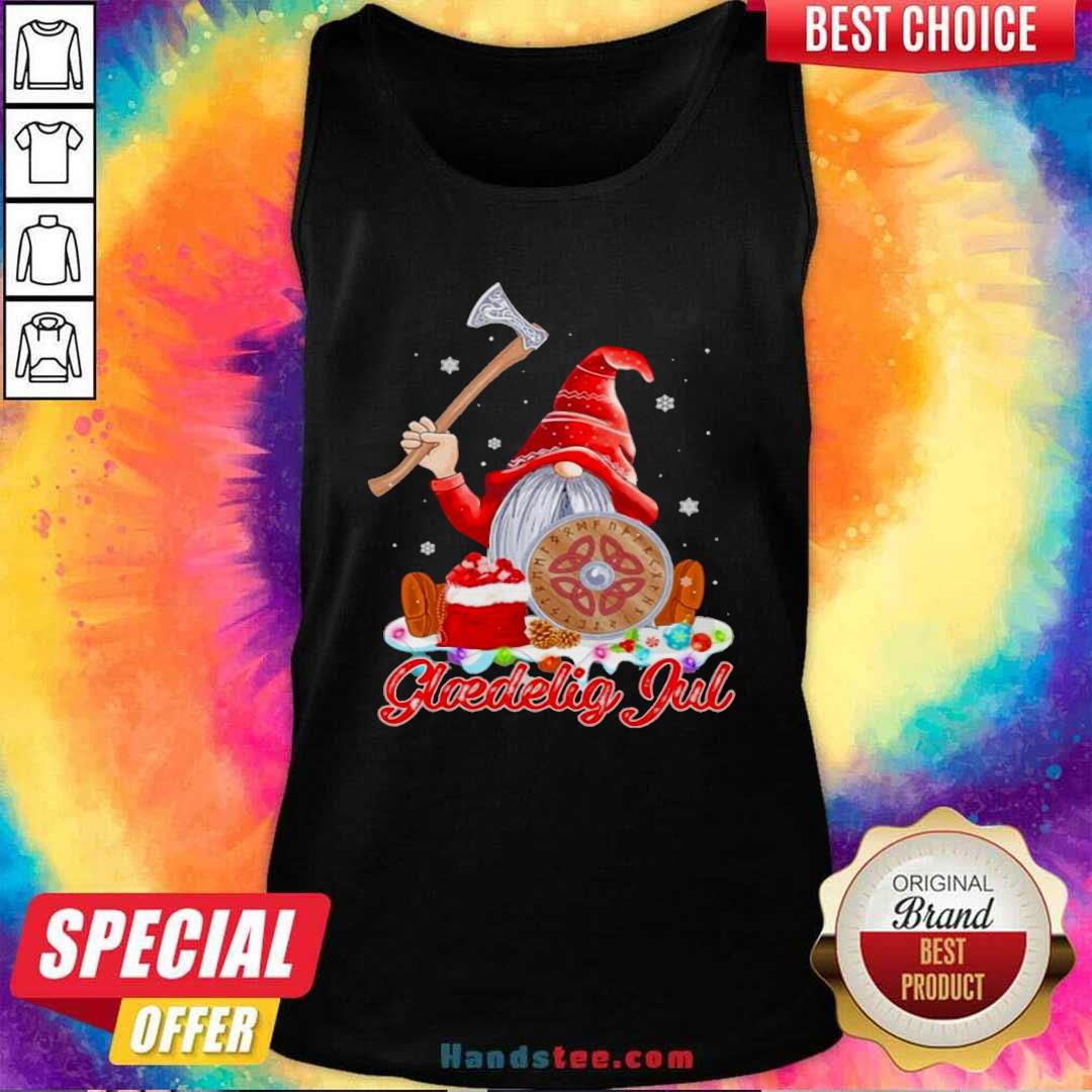 Good Gnome Viking Glaedelig Jul Christmas Shirt