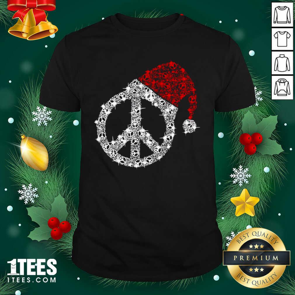 Good Hippie Diamond Hat Merry Christmas Shirt