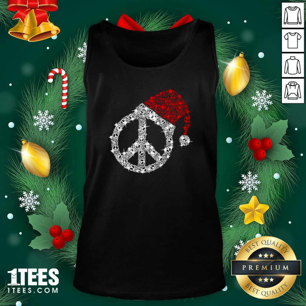 Good Hippie Diamond Hat Merry Christmas Shirt