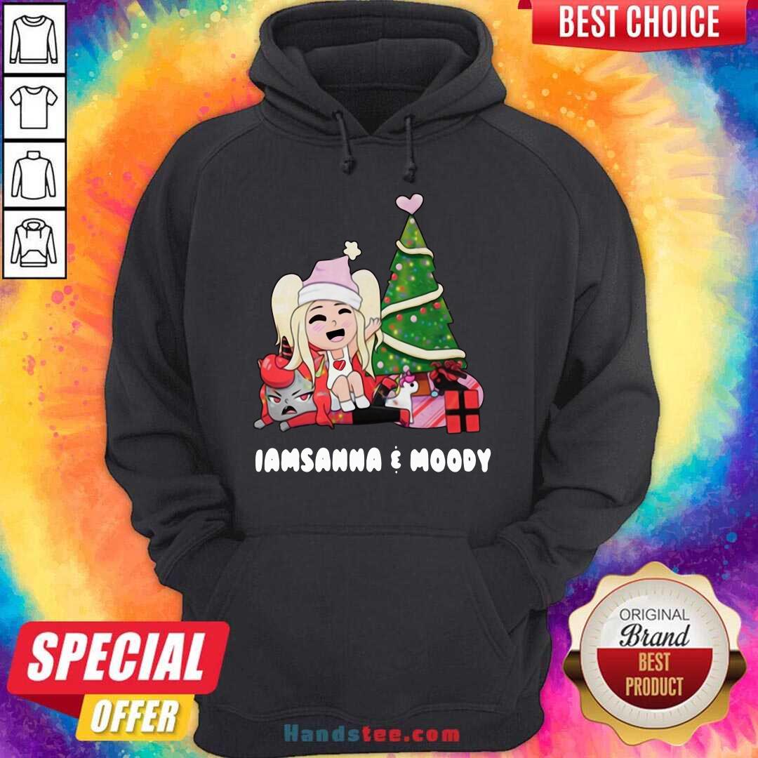 Good Iamsanna And Moody Tree Christmas Shirt