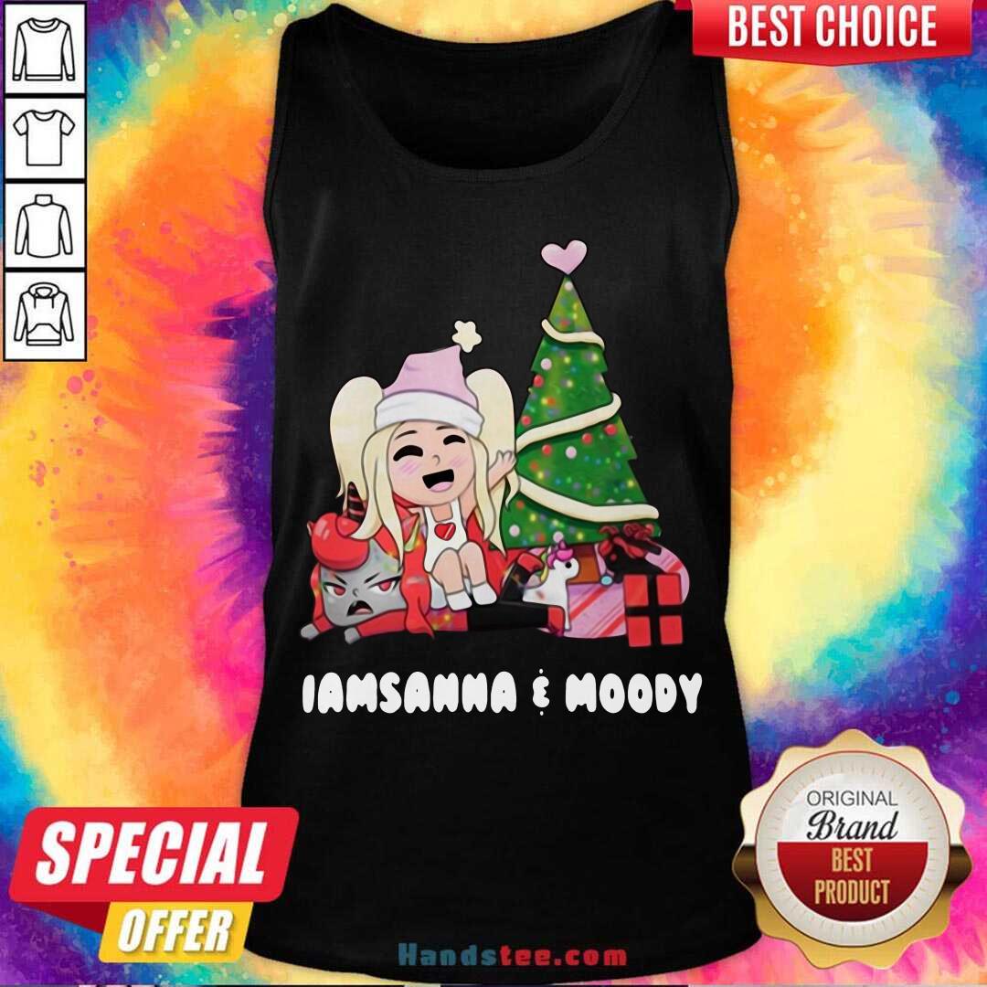 Good Iamsanna And Moody Tree Christmas Shirt