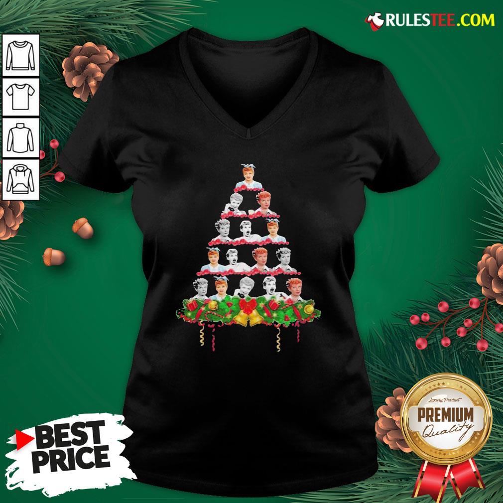 Good Lucille Ball Christmas Tree Shirt