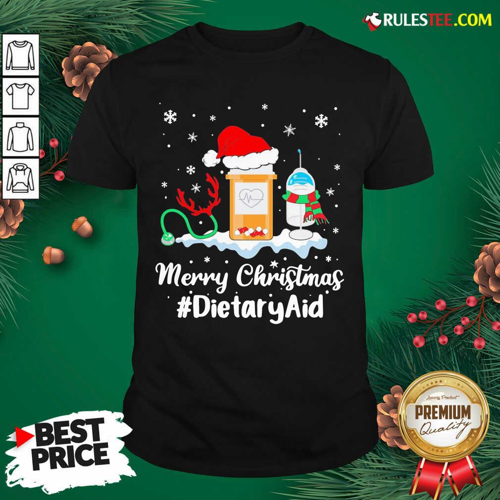 Good Nurse Santa Vaccine Merry Christmas #Dietary Aid Shirt