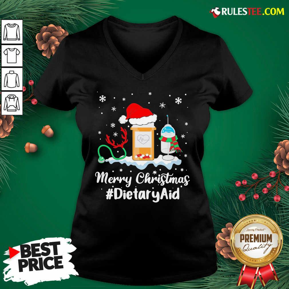 Good Nurse Santa Vaccine Merry Christmas #Dietary Aid Shirt