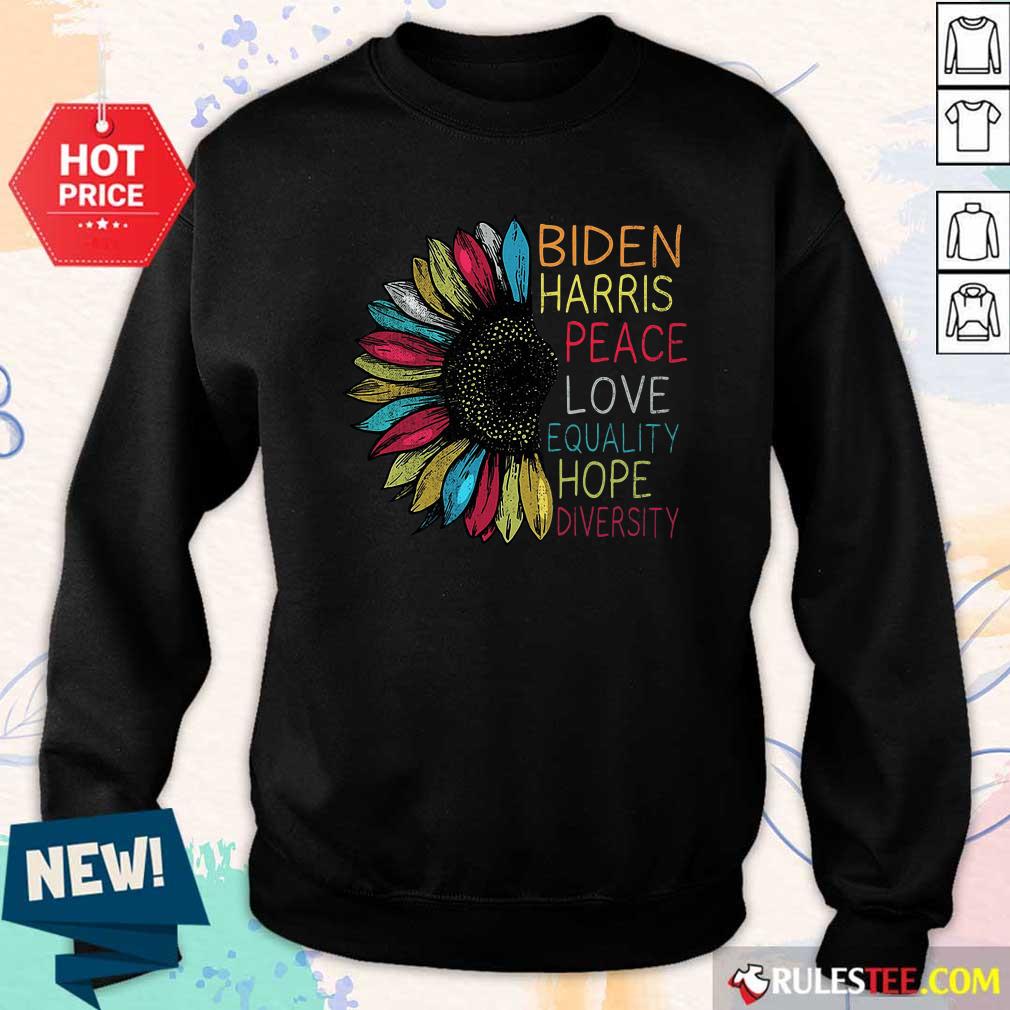 Good Peace Love Equality Hope Diversity Biden Harris 2020-2024 Shirt