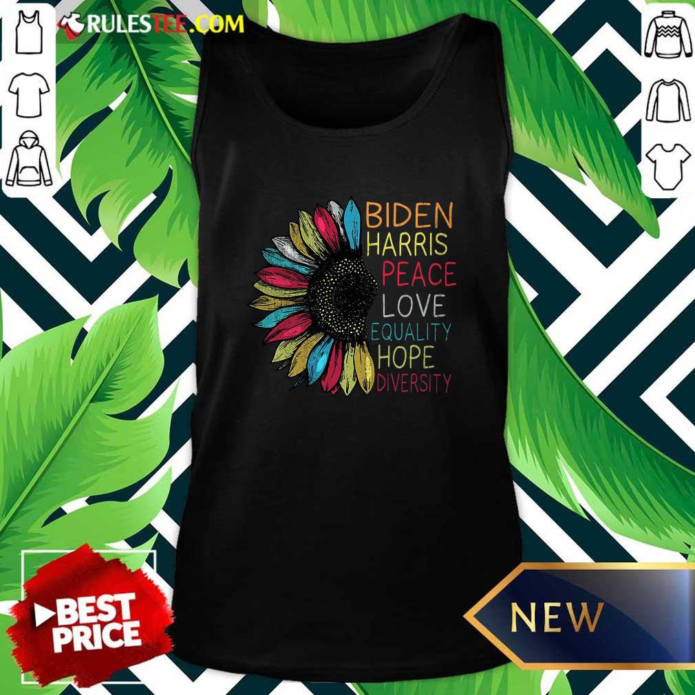 Good Peace Love Equality Hope Diversity Biden Harris 2020-2024 Shirt