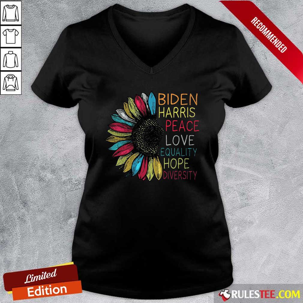 Good Peace Love Equality Hope Diversity Biden Harris 2020-2024 Shirt