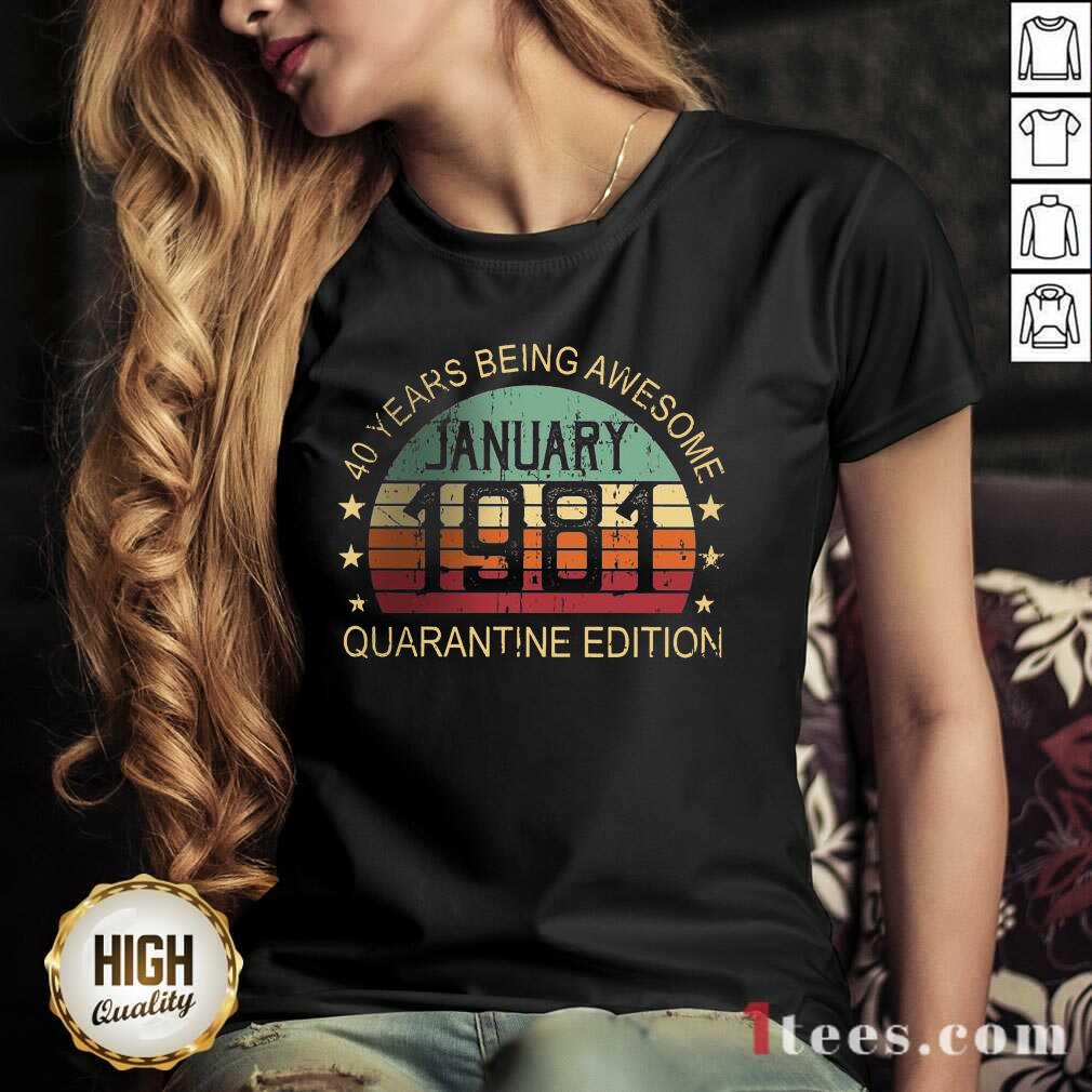 Good Quarantine Edition January 1981 Shirt