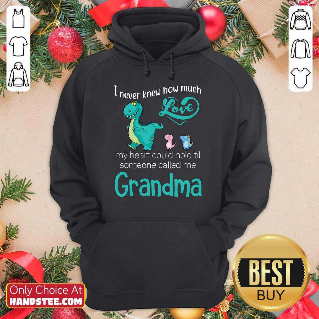 Good Saurus I Never Knew How Much Love Grandma Shirt
