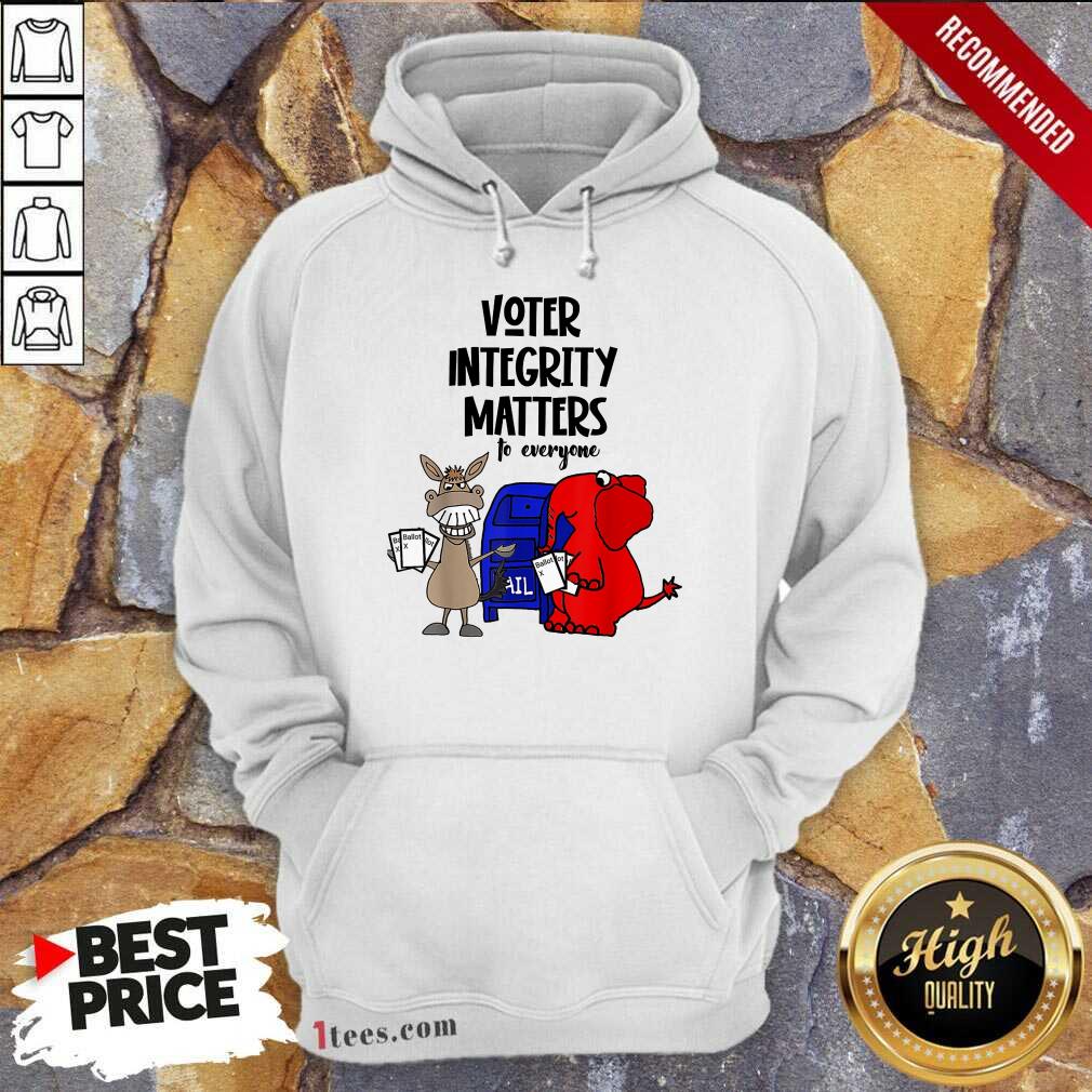 Good Socialdudtees Voter Integrity Matters To Everyone Shirt