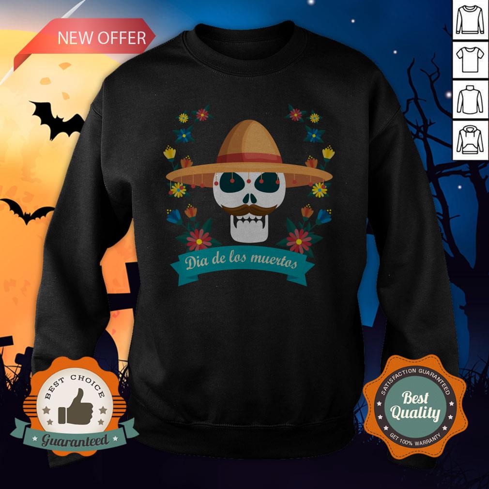 Sugar Skull Man Day Of Dead Dia De Muertos Shirt