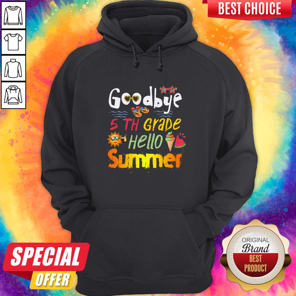 Grateful Goodbye 5th Grade Hello Summer Shirt