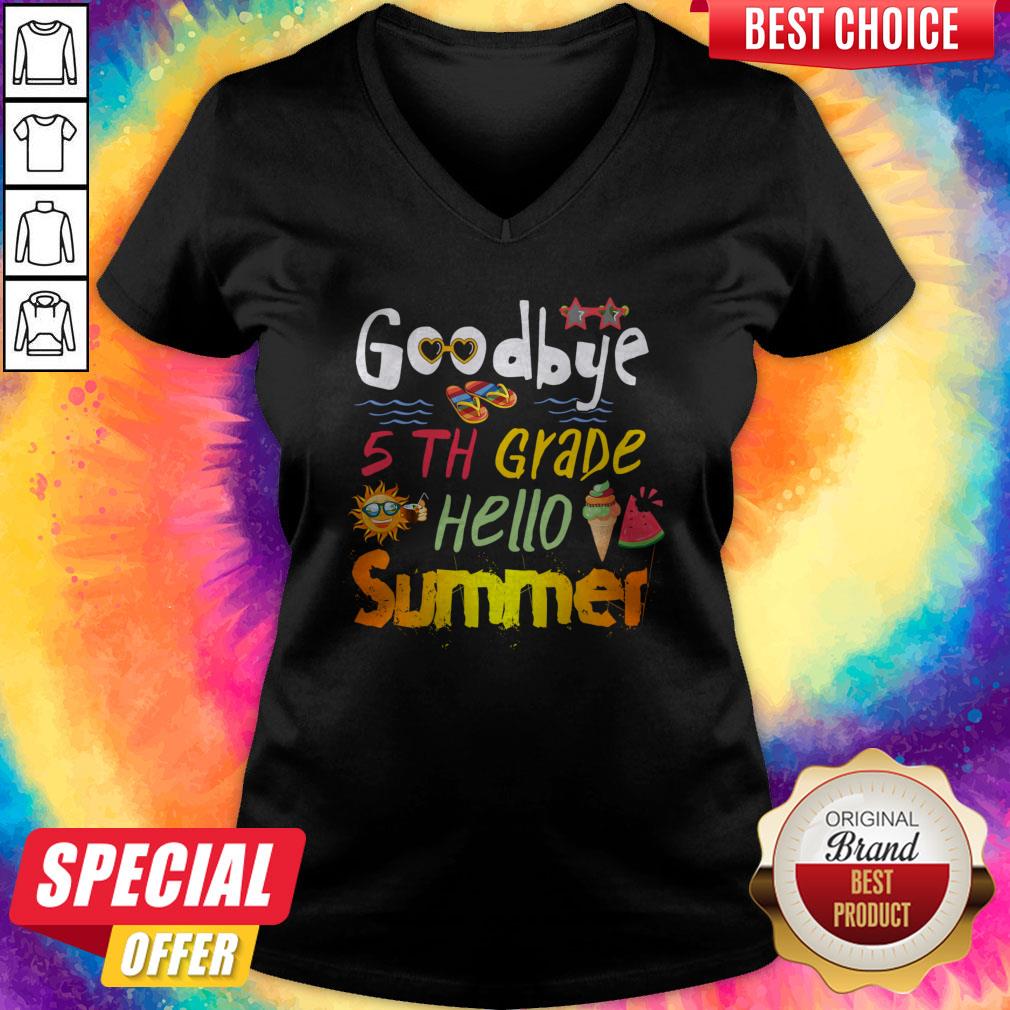 Grateful Goodbye 5th Grade Hello Summer Shirt