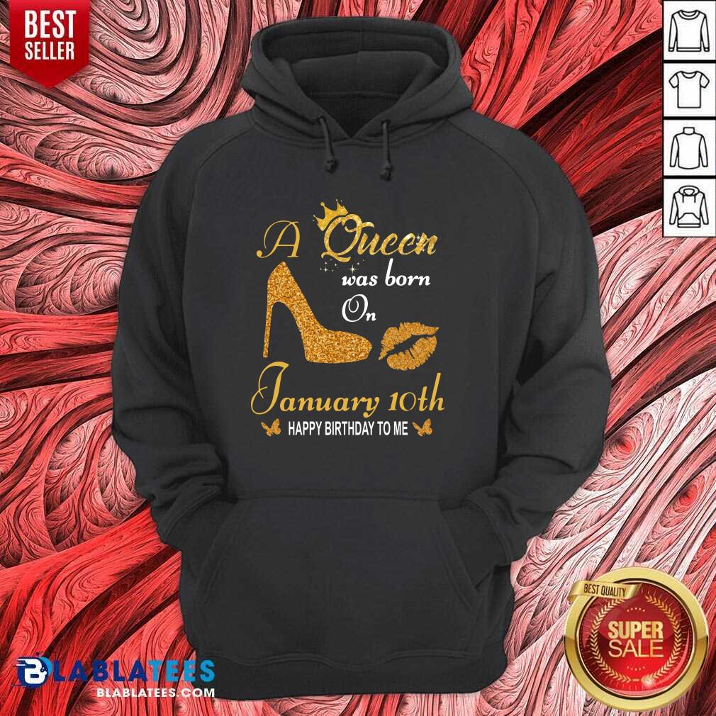 Great A Queen Was Born On 12th January Happy Birthday To Me T-shirt