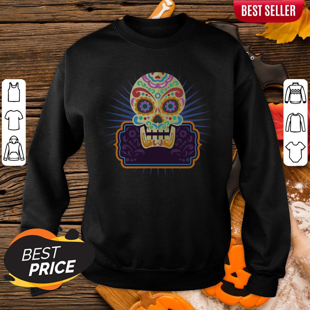 Sugar Skull Day Dead Dia De Los Muertos Vintage Shirt