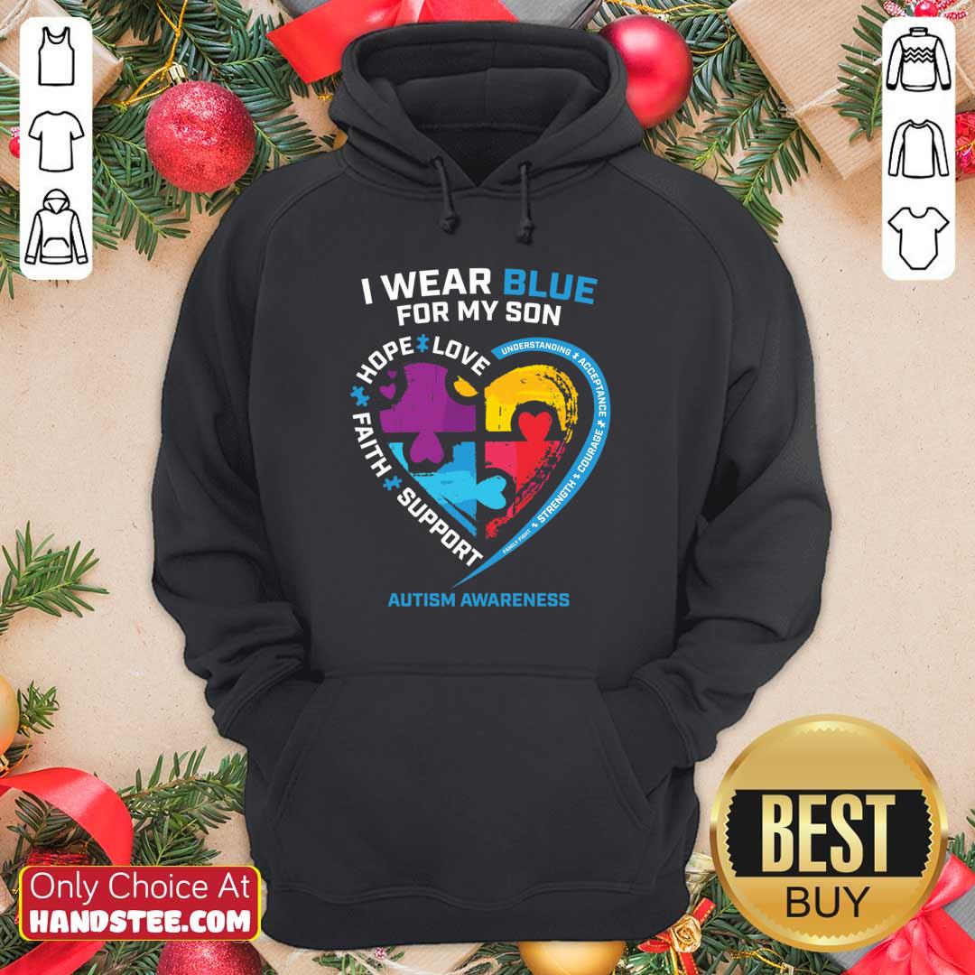 Happy 1 I Wear Blue For My Son Shirt