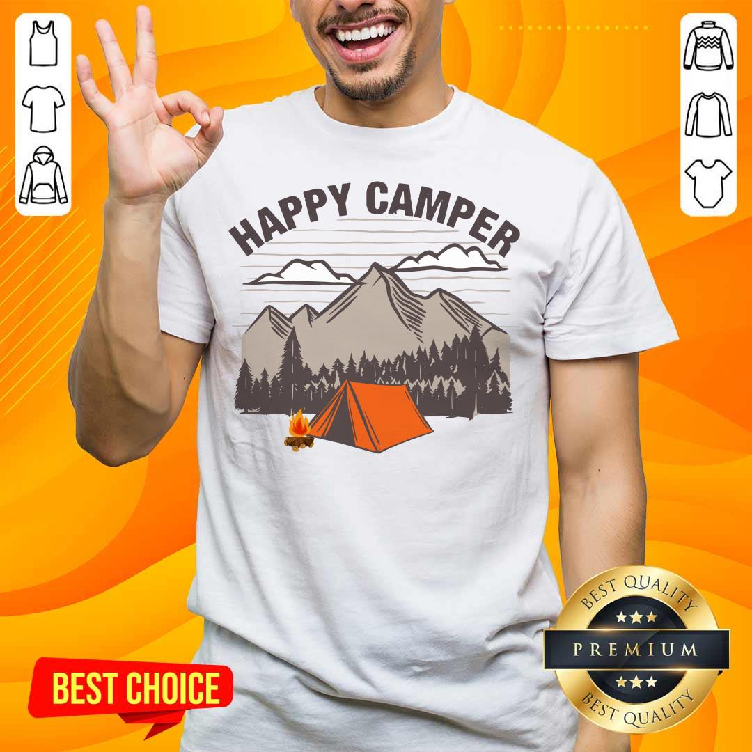 Happy Camper Camping Shirt