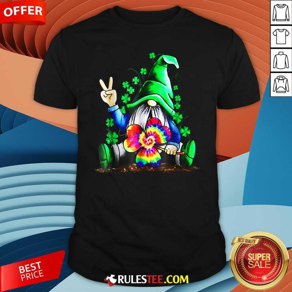 Happy Hippie Gnome Happy Patricks Day Shirt