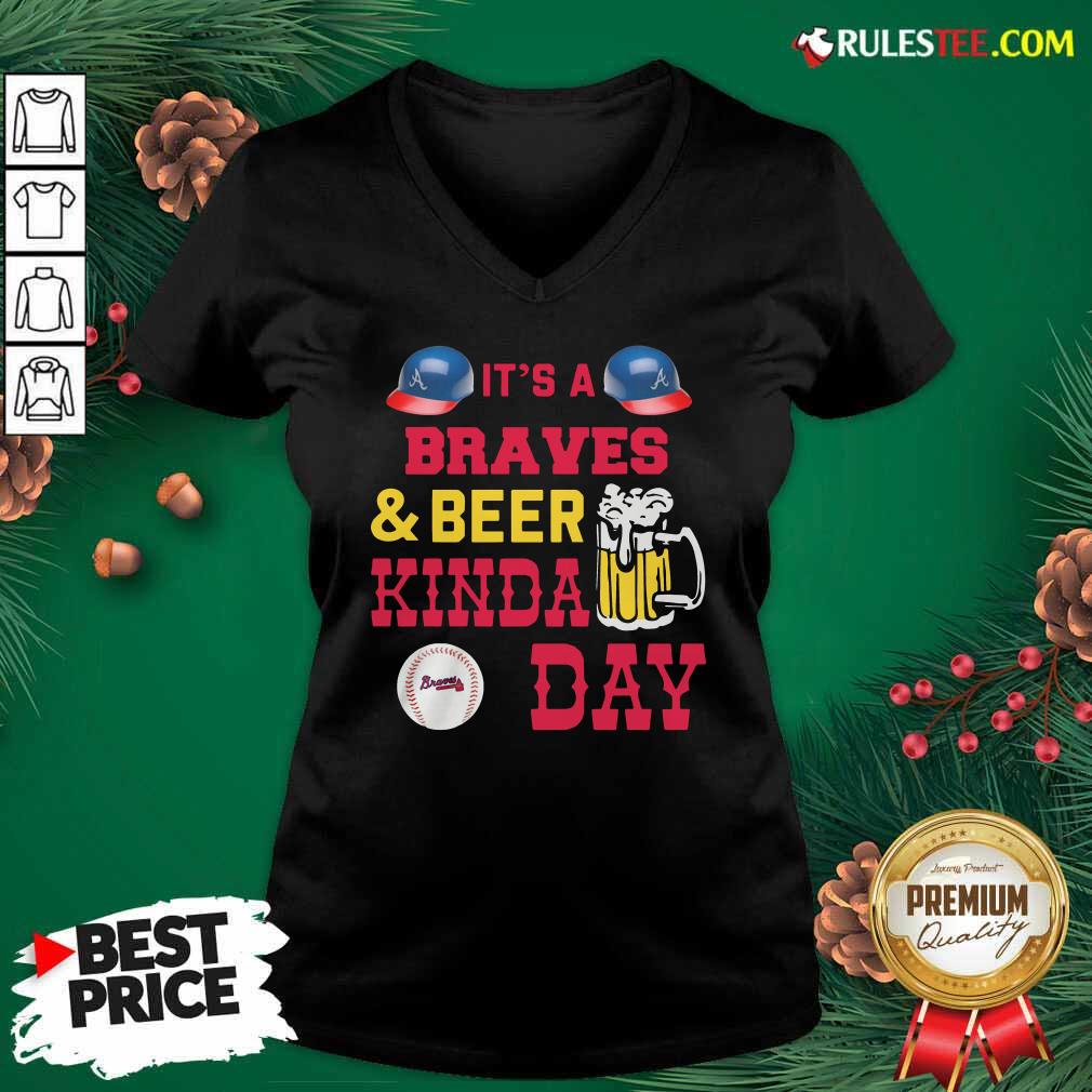 Happy It’s A Atlanta Braves And Beer Kinda Day Shirt