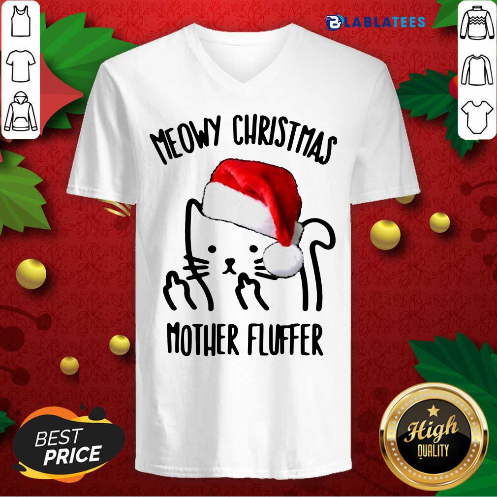 Happy Meowy Christmas Mother Fluffer Shirt