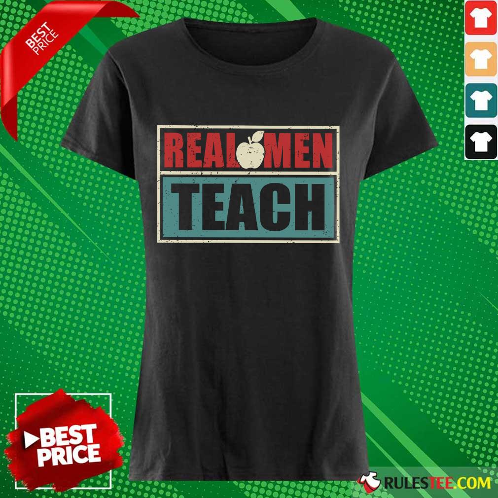 Happy Real Men Teach Apple Vintage Shirt